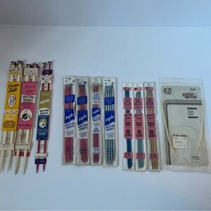 Vintage Knitting Needle Lot Susan Bates Zephr Marcia Lynn